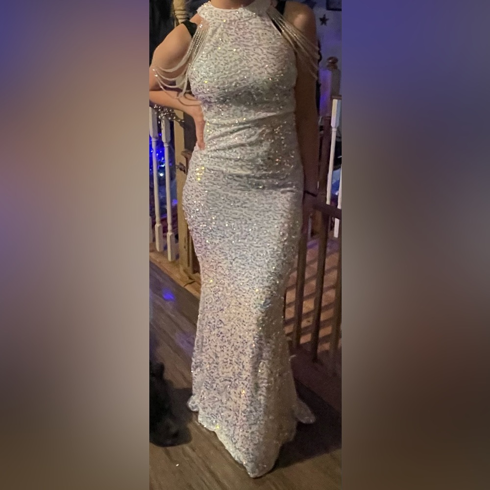White prom dress!